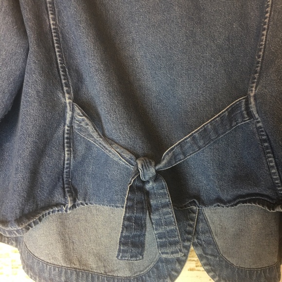 LEOPARD CAT DENIM TOP Jacket Shacket Size 20 but fits like an XL - Picture 4 of 14